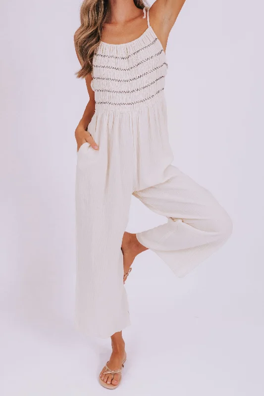 Handmade women's skirtsMilk Chocolate Moves Jumpsuit