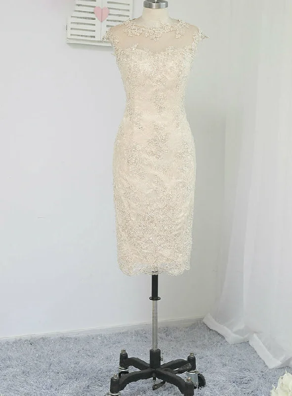 Sheath dresses for womenMarvelous Champagne Mother Of The Bride Dresses Sheath Appliques