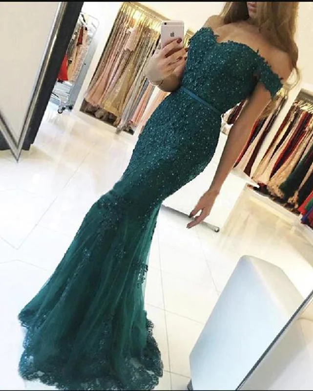 Sweetheart neckline dresses for womenTeal Lace Mermaid Formal Prom Dress for Wedding  Long Special Event Gown PL7458