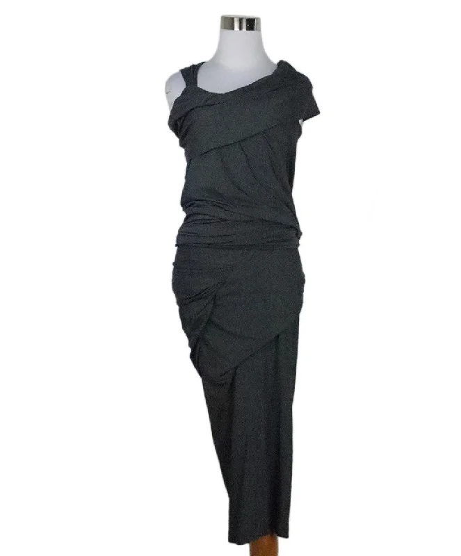 Bridal dresses for womenDonna Karan Grey Cotton Skirt Set sz 6