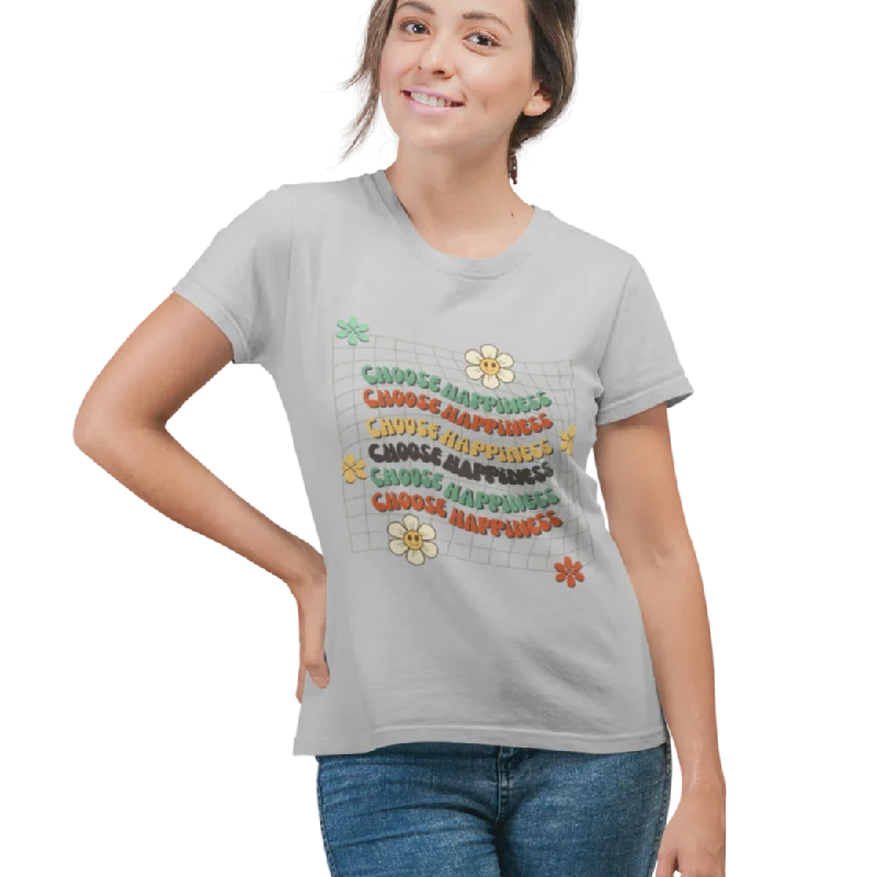 Happiness T-Shirt for Women D88