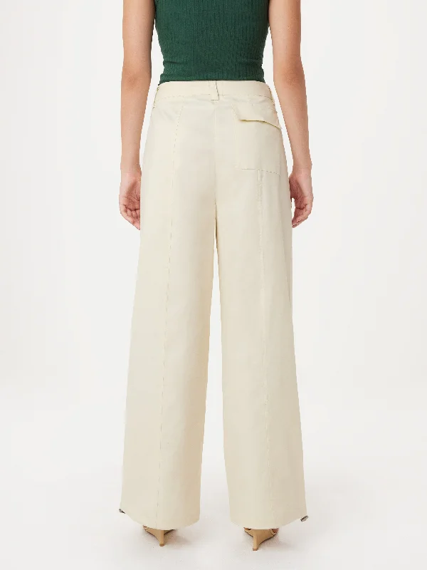 The Emma Parachute Wide Leg Pant in Fog