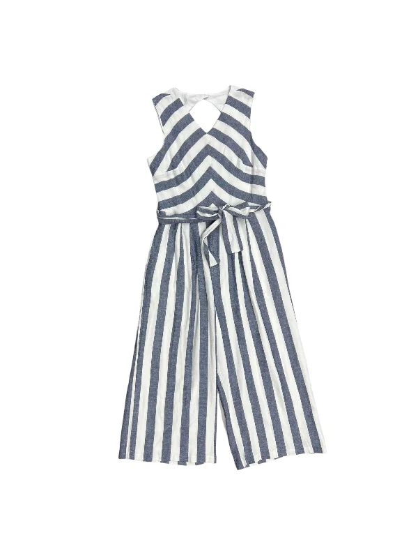 Blue & White Jumpsuit Maggy London, Size 10