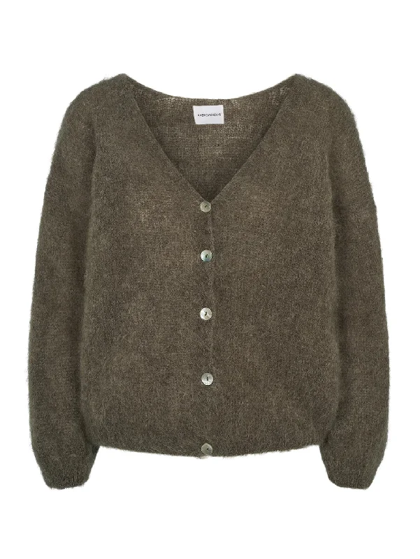 Cornelia Cardigan - Dark Taupe