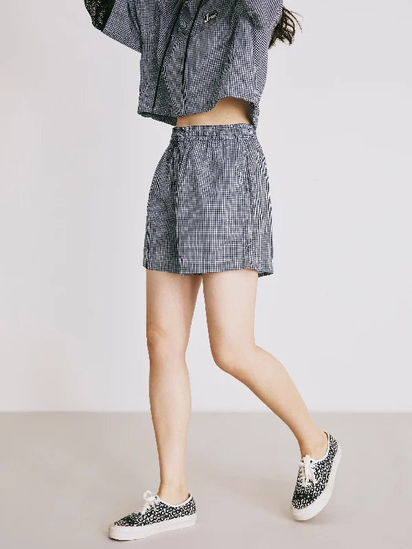 Fine Plaid Set-Shorts