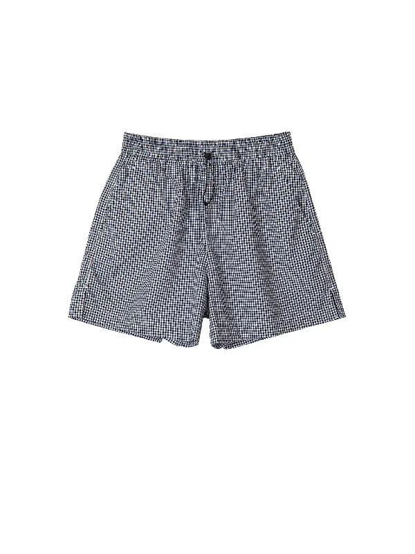 Fine Plaid Set-Shorts