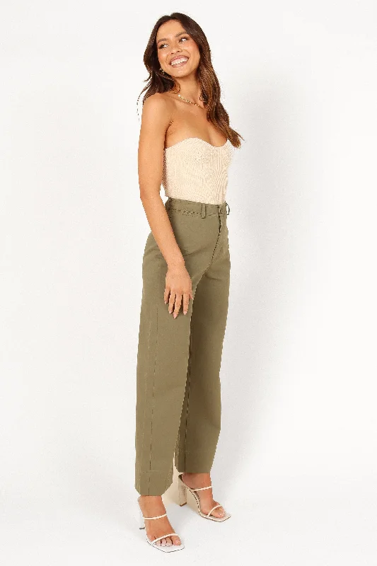 Lawrence Pant - Olive Green