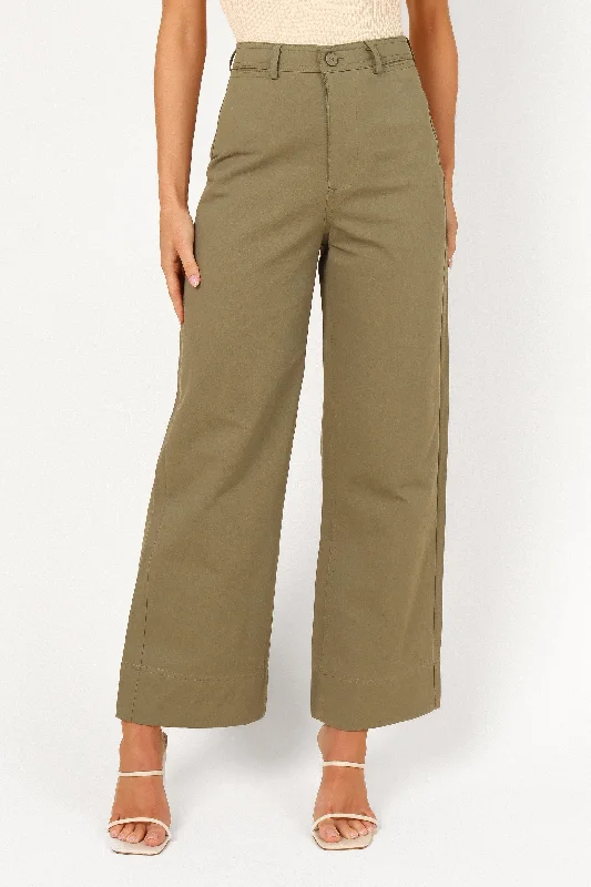 Lawrence Pant - Olive Green