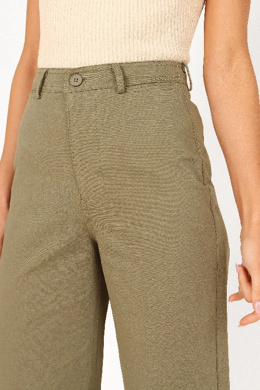 Lawrence Pant - Olive Green