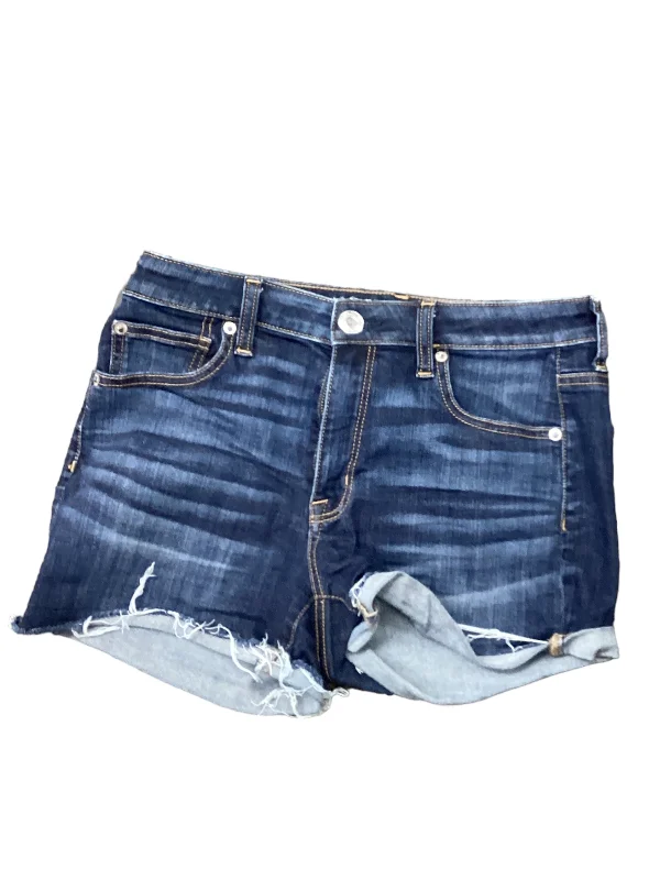 Shorts By American Eagle In Blue Denim, Size: 8