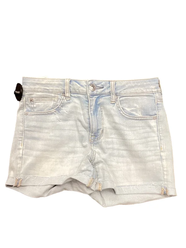 Shorts By American Eagle In Blue Denim, Size: 8