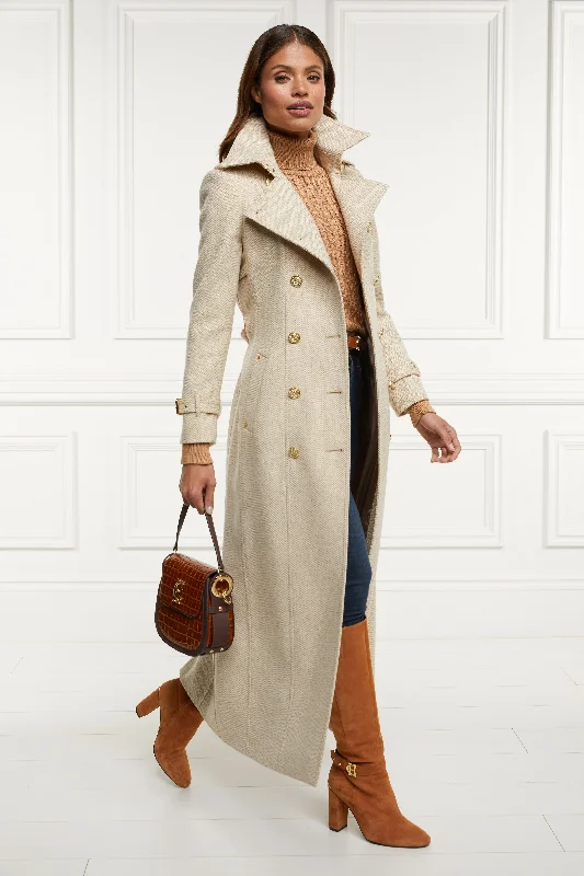 Full Length Marlborough Trench Coat (Biscuit)