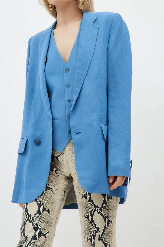 Idara Sky Blue Jacket