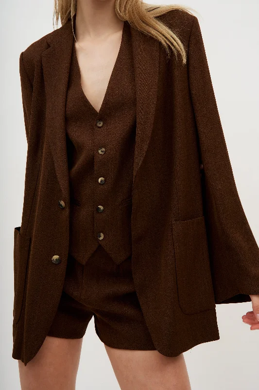 Iria Chocolate Jacket