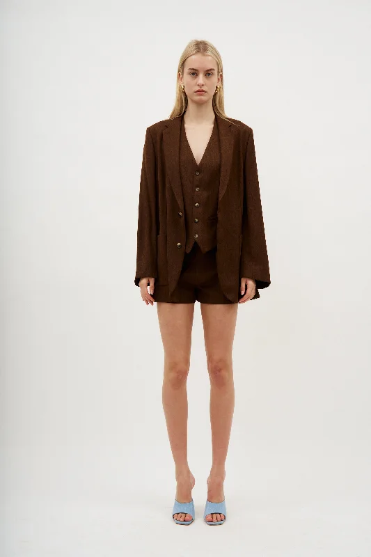 Iria Chocolate Jacket