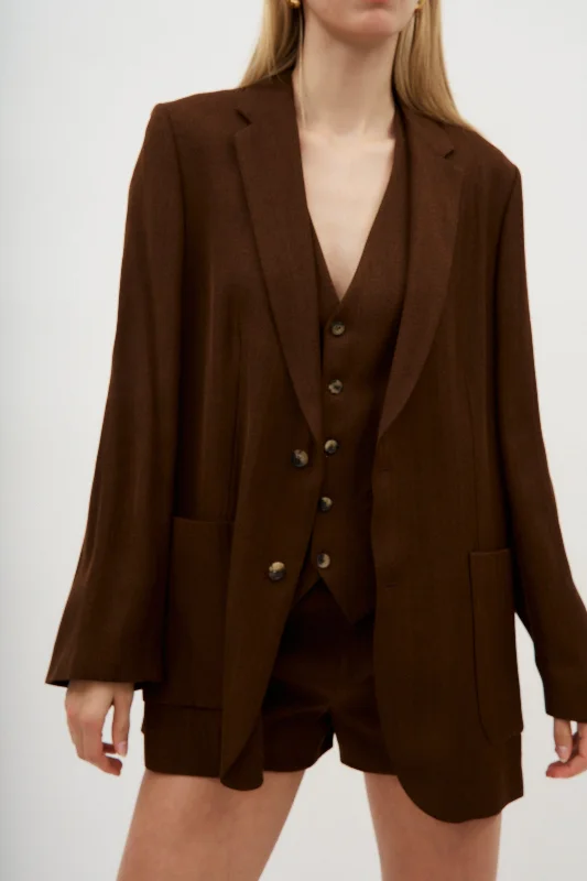 Iria Chocolate Jacket