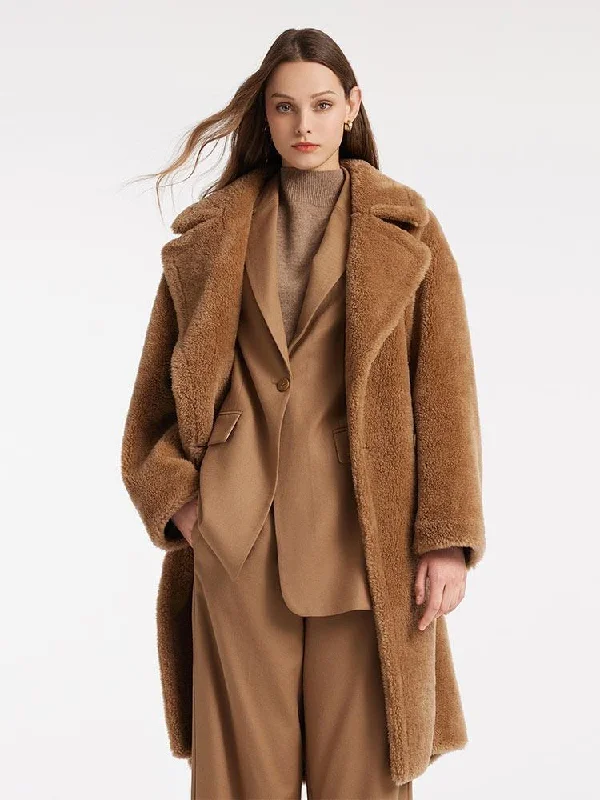 Lamb Wool Oversized Teddy Coat