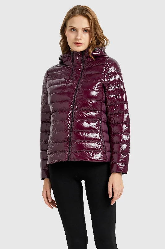 Inclined Zipper Sporty Winter Coat