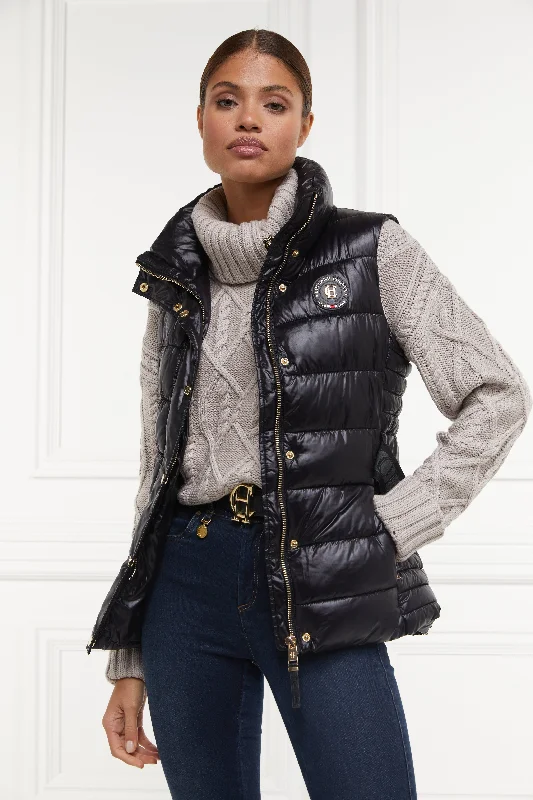 Valais Quilted Gilet (Black)