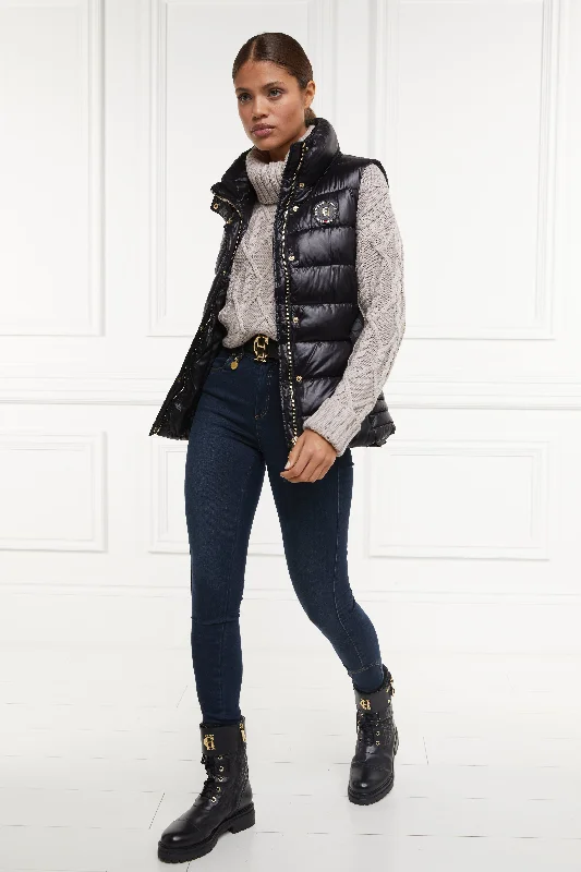 Valais Quilted Gilet (Black)