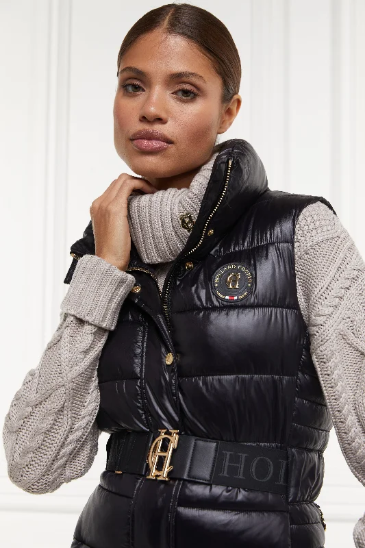 Valais Quilted Gilet (Black)