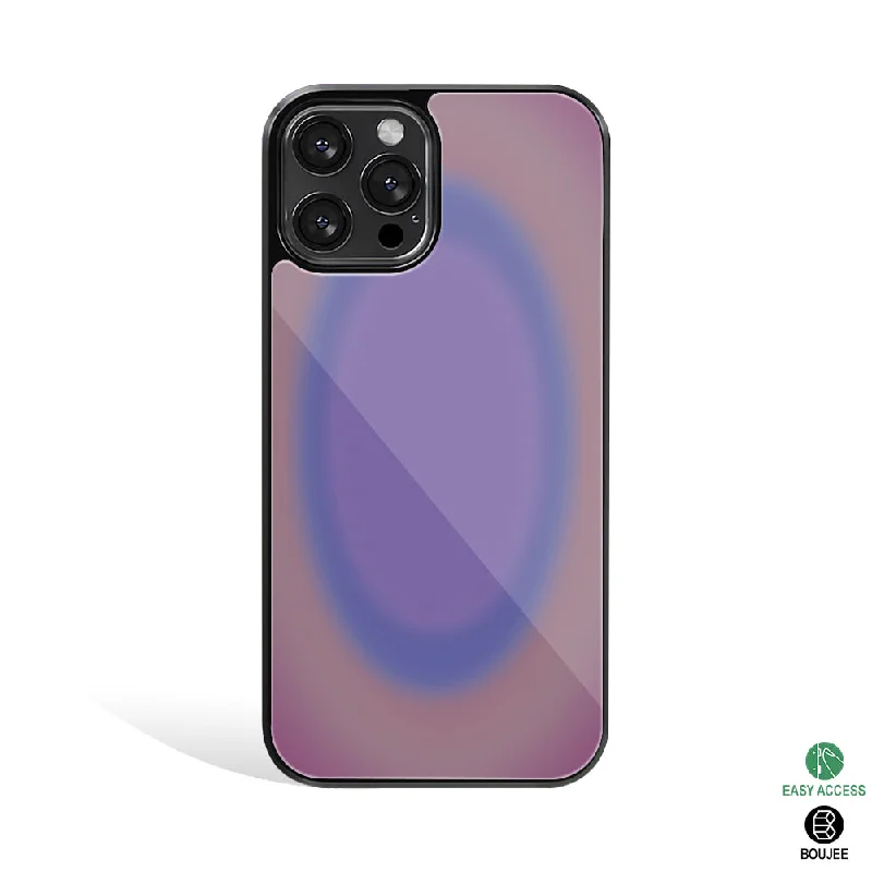 Aura Purple Blue Phone Cover | Glass Case