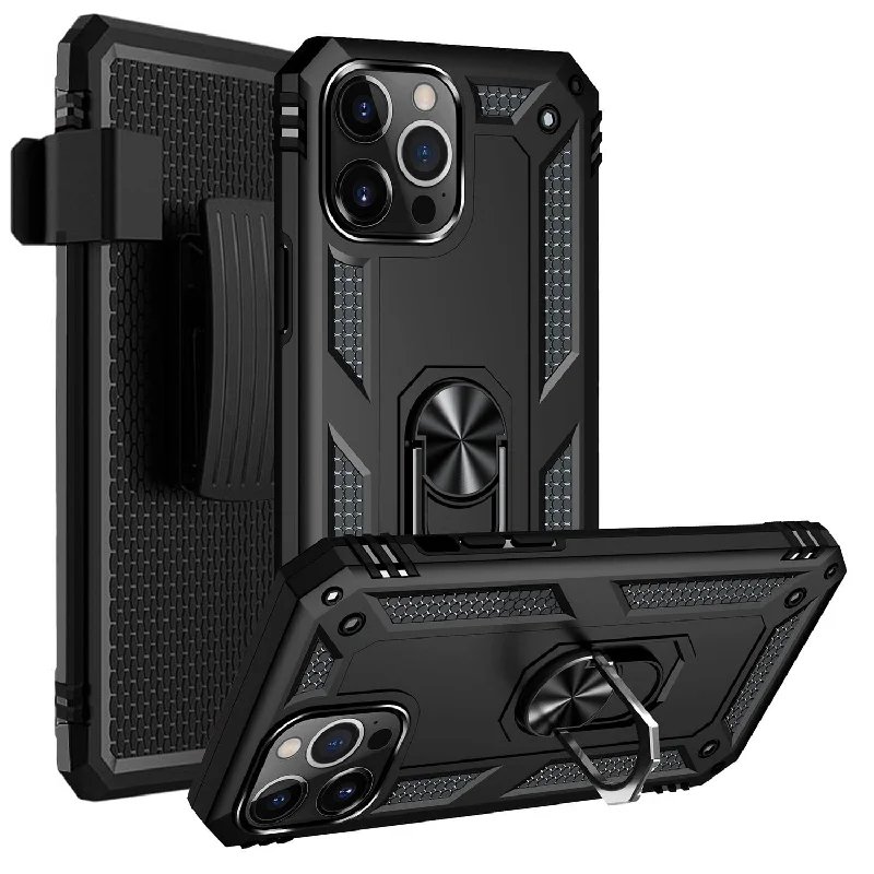 Raider Series Kickstand Case with Belt Clip - iPhone 13 Pro Max