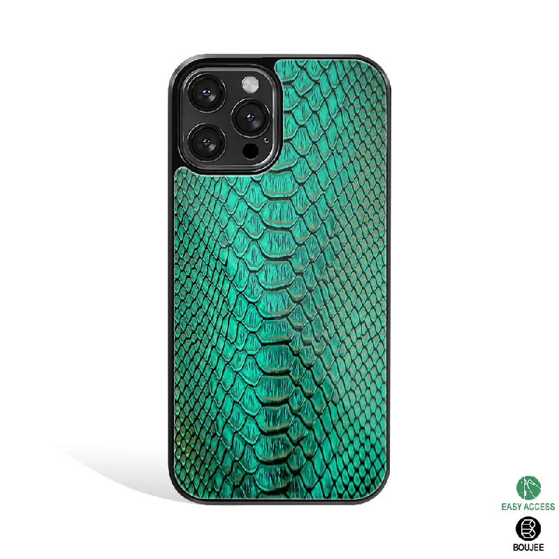 Croco Emerald Phone Cover | Glass Case