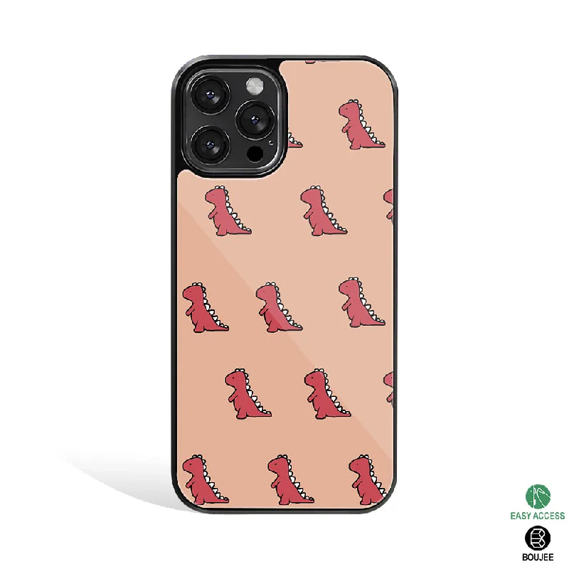 Dino Red Phone Cover | Glass Case