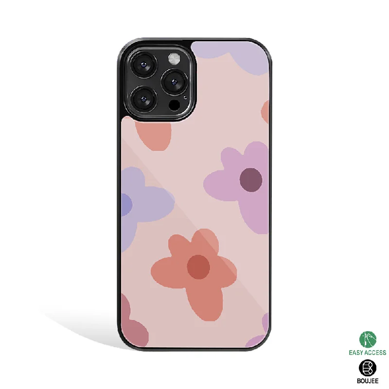 Floral Caramel Phone Cover | Glass Case