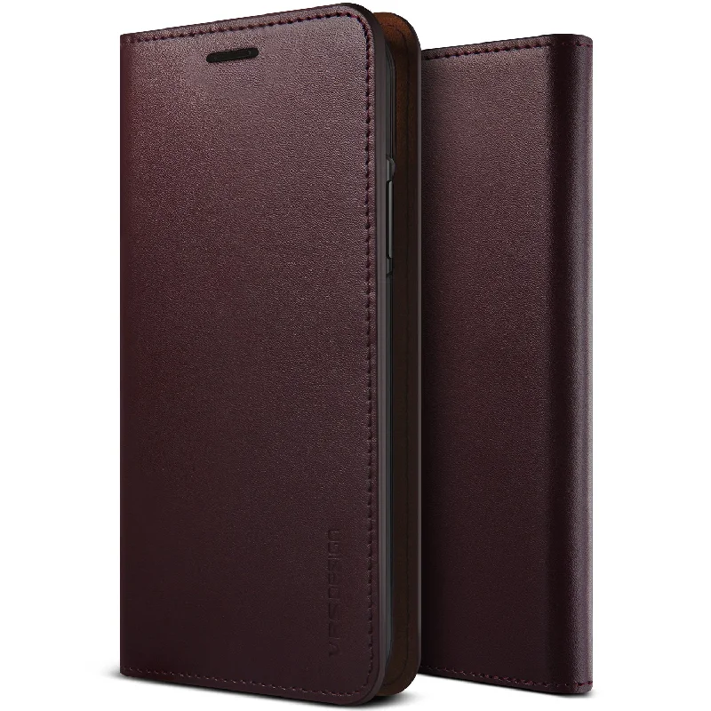 iPhone 11 Pro Max Case Genuine Leather Diary