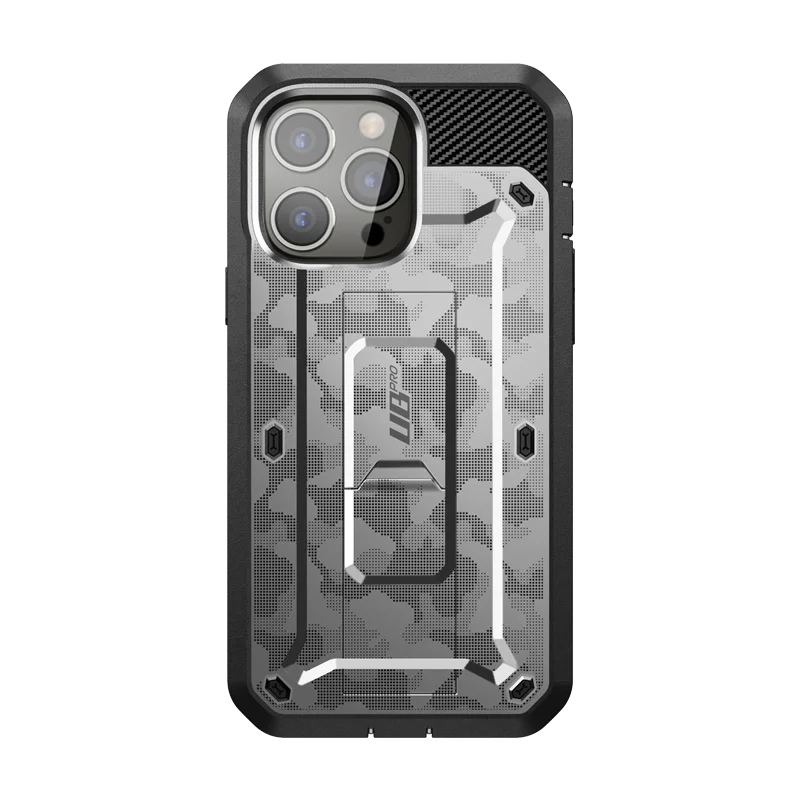 iPhone 13 Pro Max 6.7 inch Unicorn Beetle Pro Rugged Case-Gray Camo