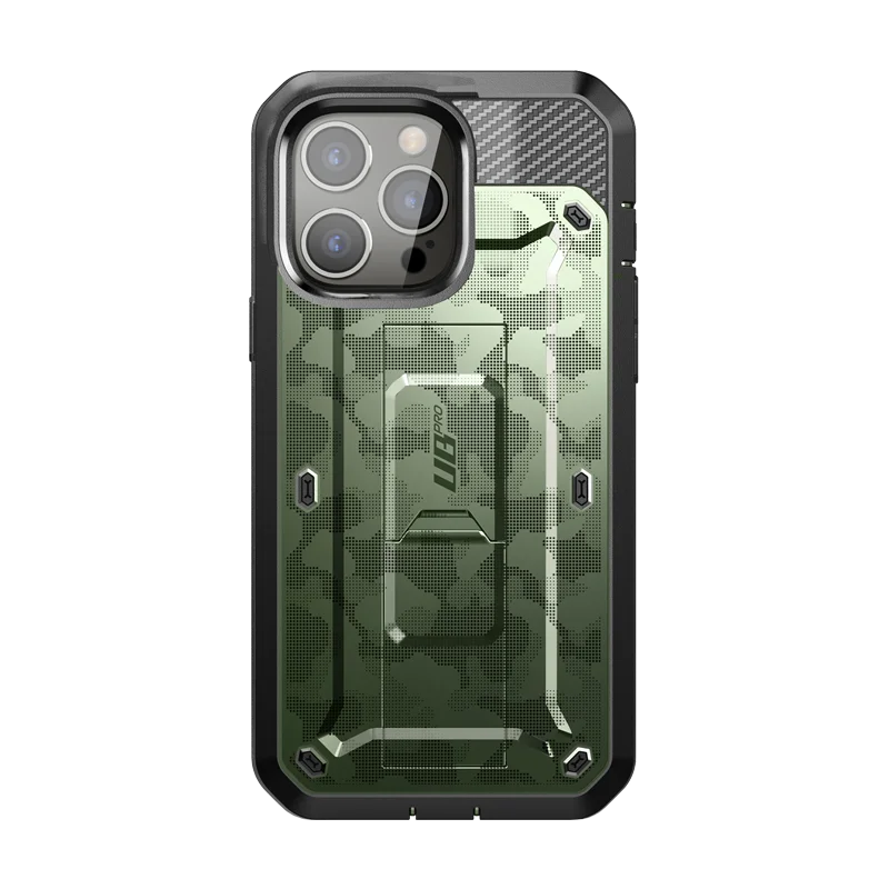 iPhone 13 Pro Max 6.7 inch Unicorn Beetle Pro Rugged Case-Green Camo