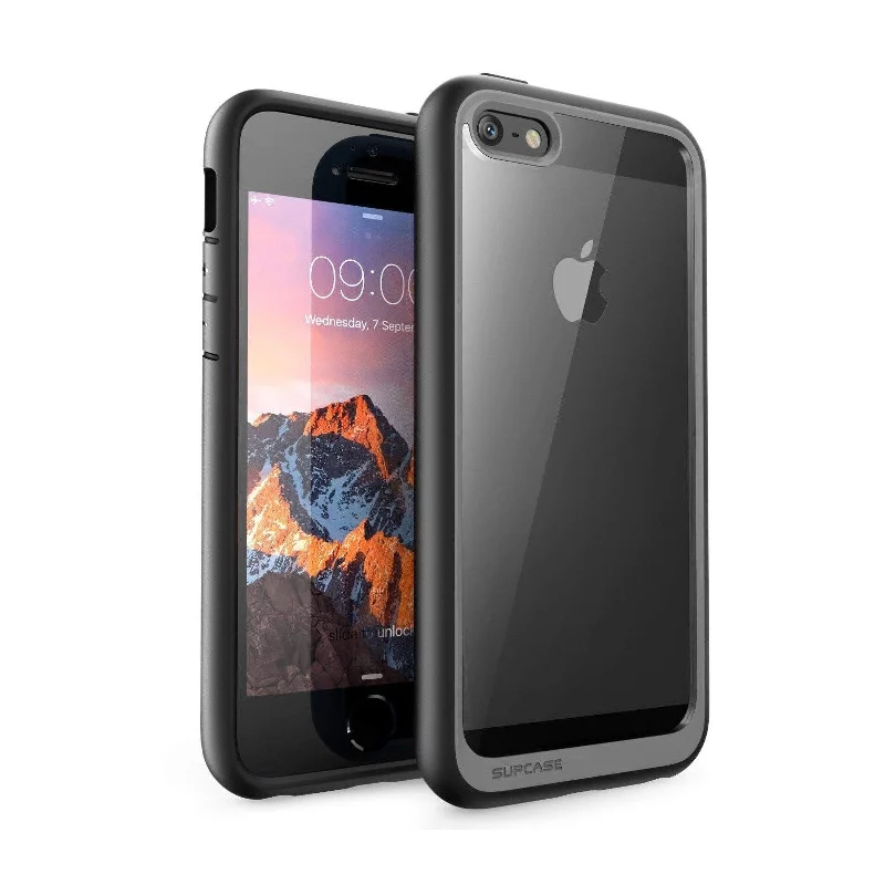 iPhone 5 Unicorn Beetle STYLE Slim Clear Case-Black