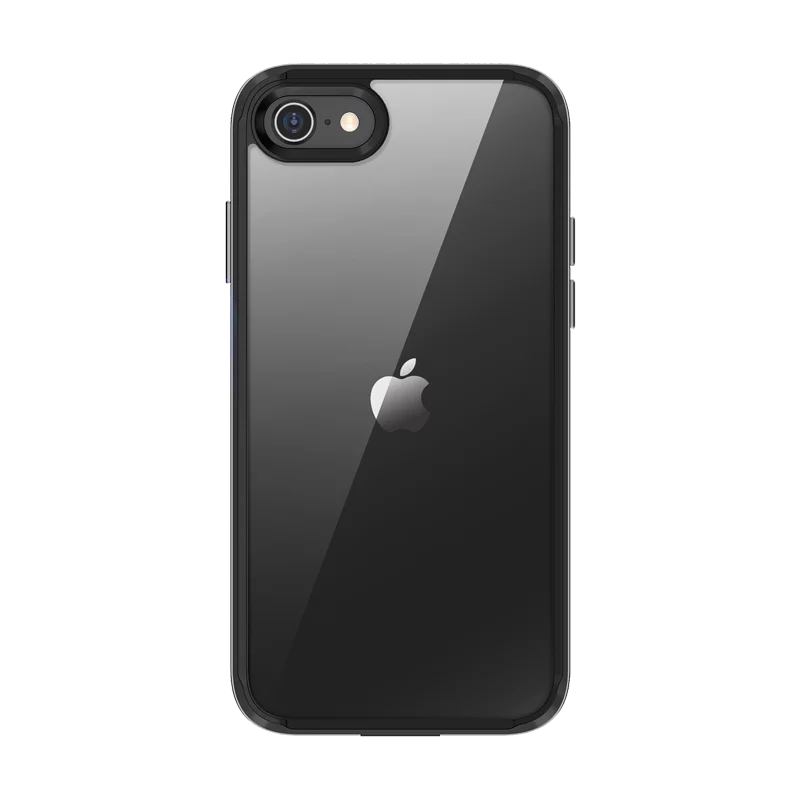 iPhone SE Unicorn Beetle EDGE Clear Bumper Case-Black