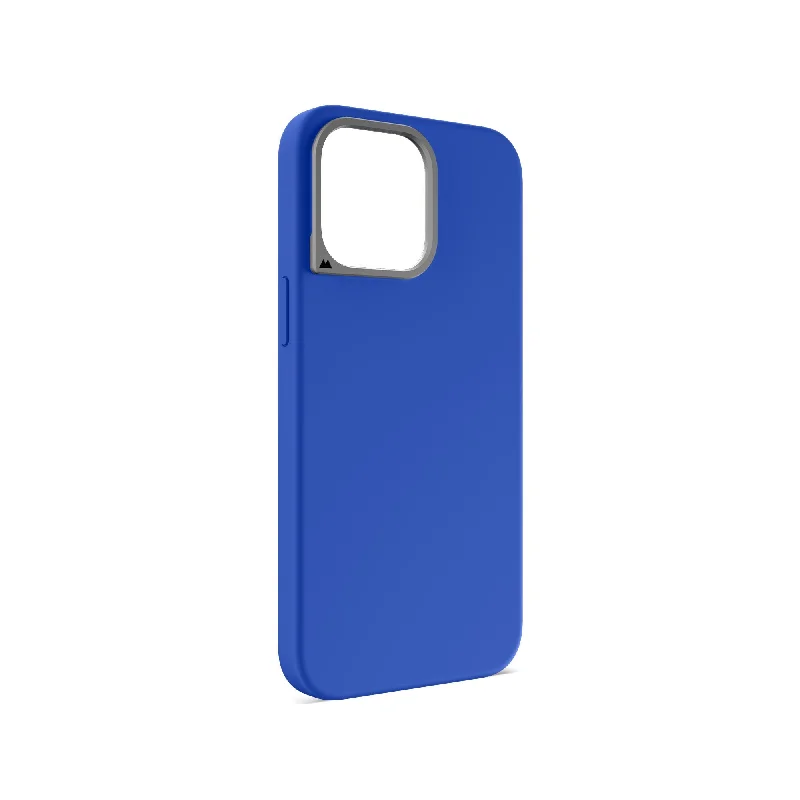 MagSafe® Compatible Cobalt Silicone Phone Case - Minimalist