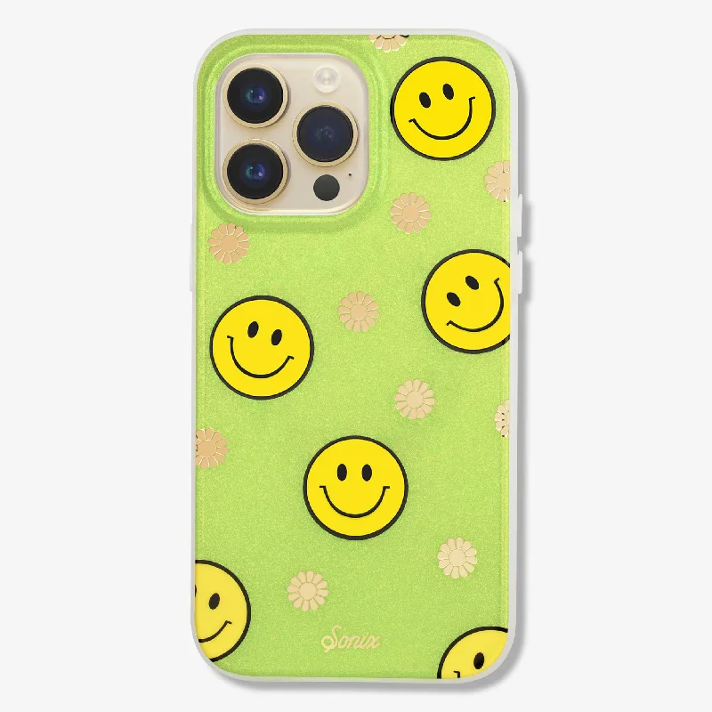 Neon Smiley Yellow Magsafe® Compatible iPhone Case