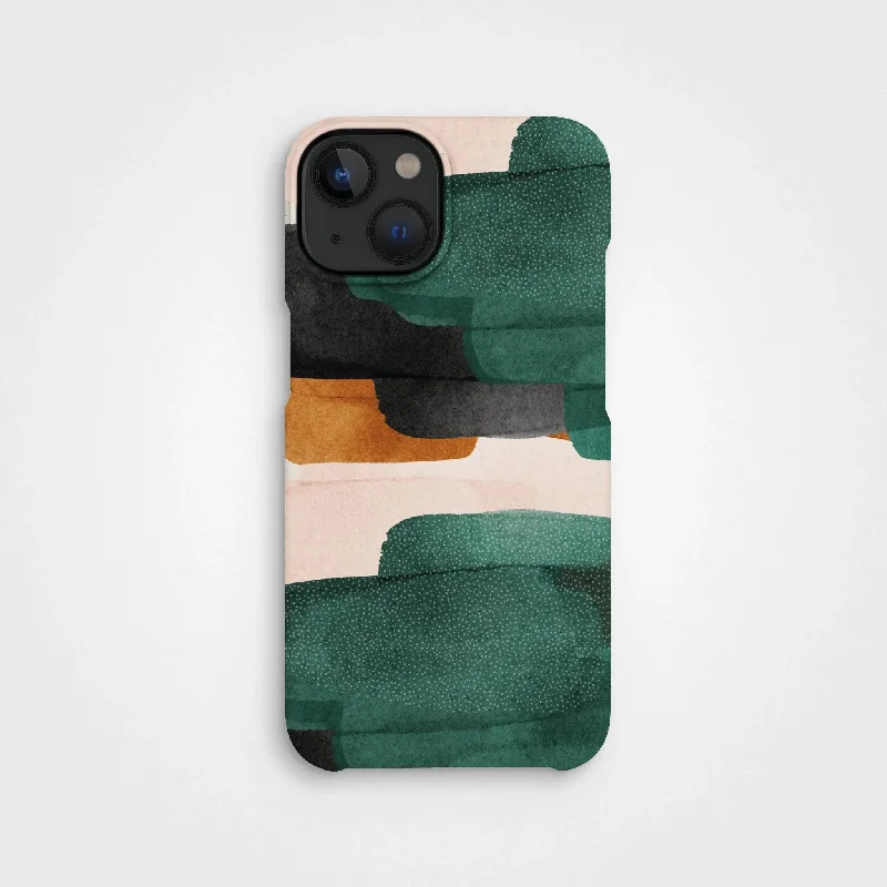 Plant-based cell phone case | Teal Blush