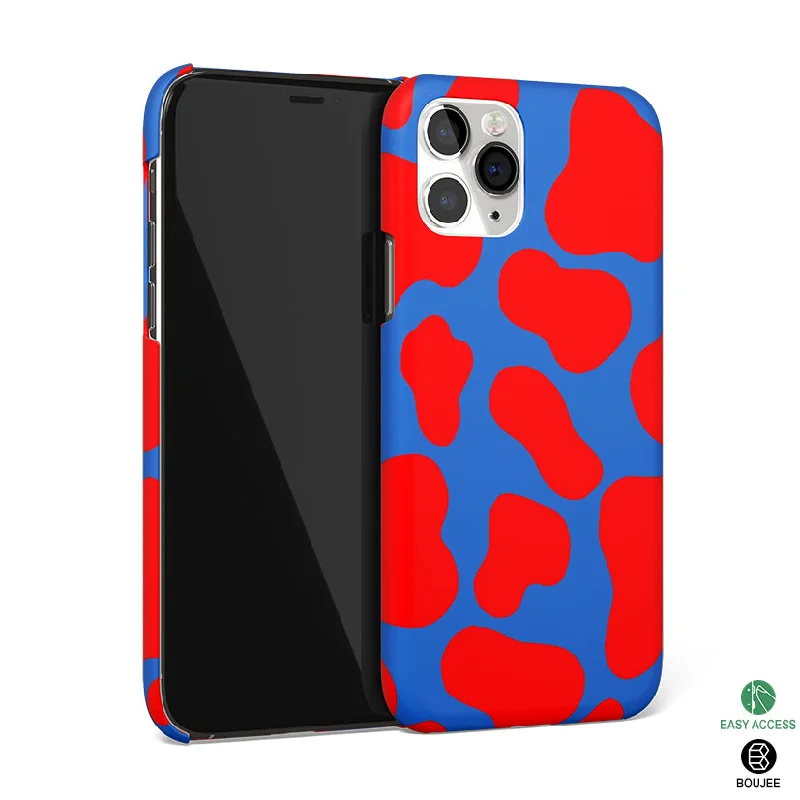 Red Swirl Phone Cover | Matte Case