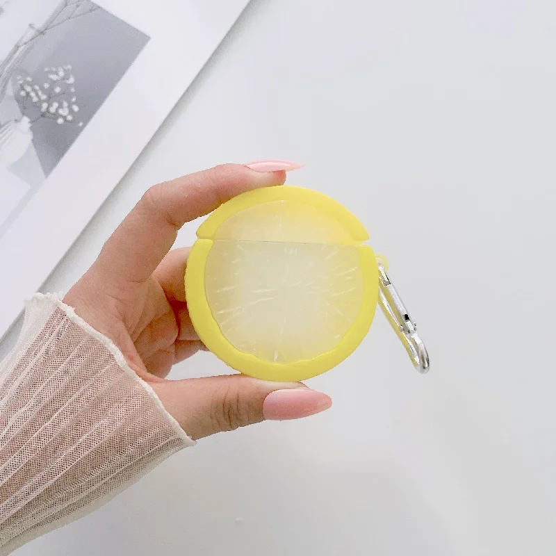 Silicon Airpod Case ( Tangy Lemon )