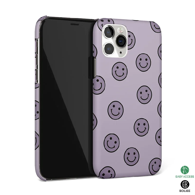 Smile Spectrum Purple Phone Cover | Matte Case