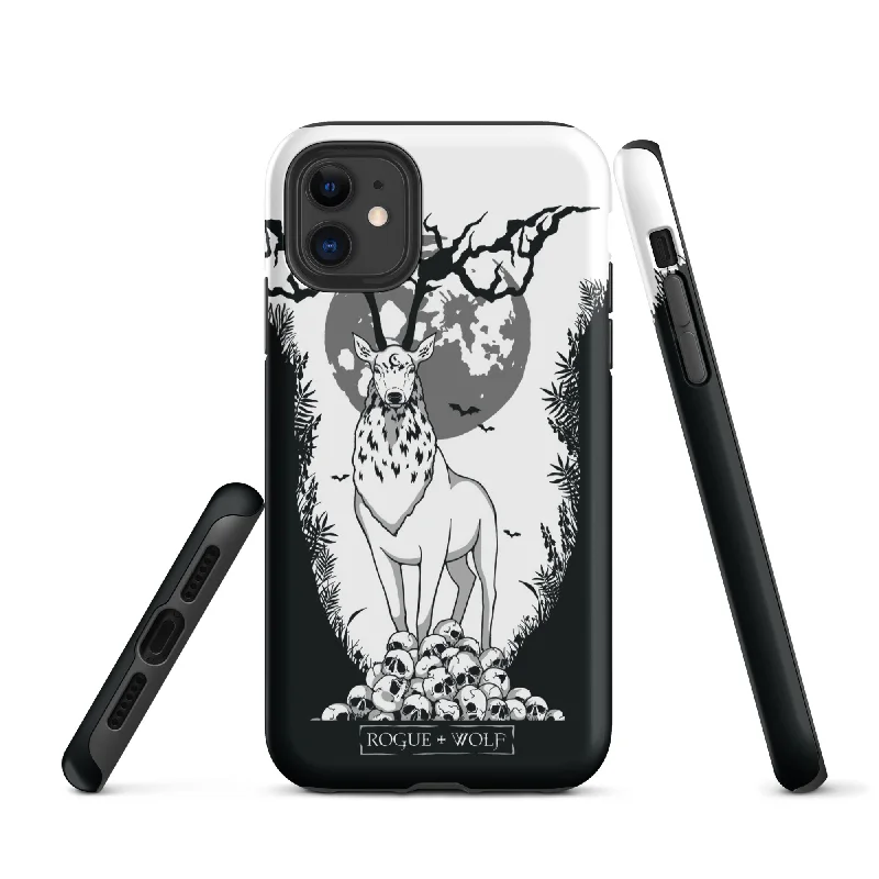 Stag Guardian Tough Phone Case for iPhone - Anti-scratch Shockproof Witchy Goth Phone case cover