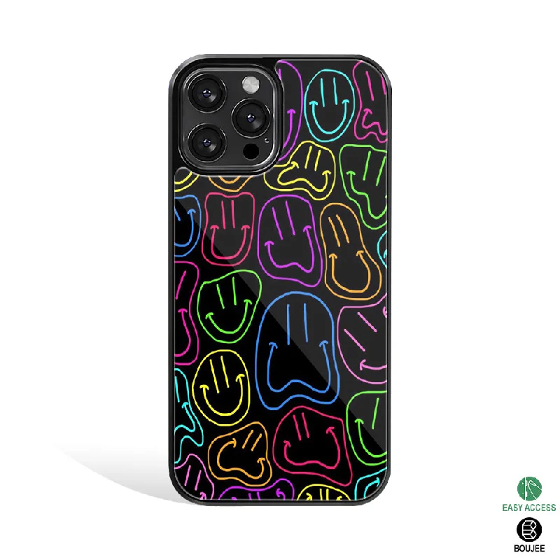 Trippy Smileys Phone Cover | Glass Case