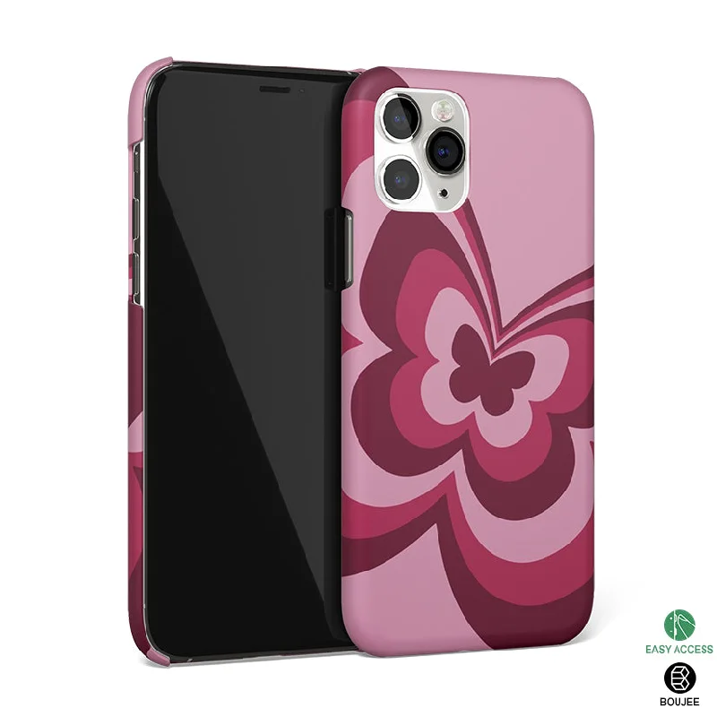 Y2K Magenta Butterfly Phone Cover | Matte Case