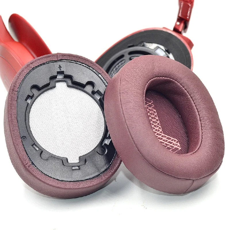 1 Pair JBL Tune 500BT leather ear pad cushion - Red