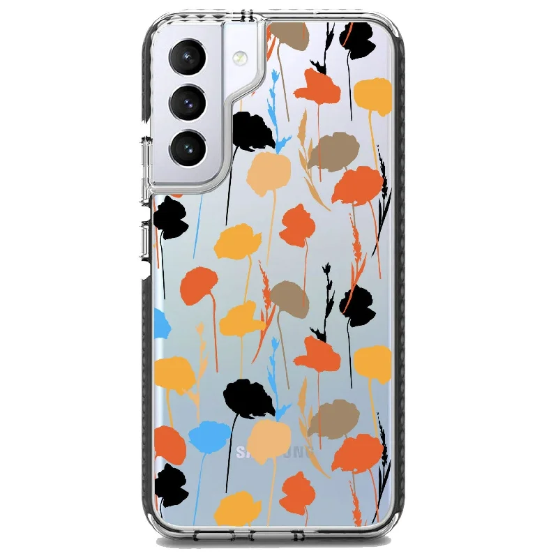 Abstract Fall Flowers Samsung Case