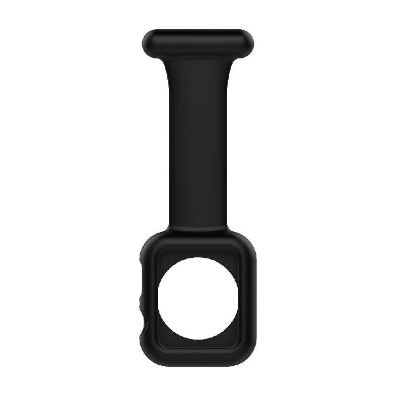 Apple Watch (41mm) simple silicone watch strap - Black