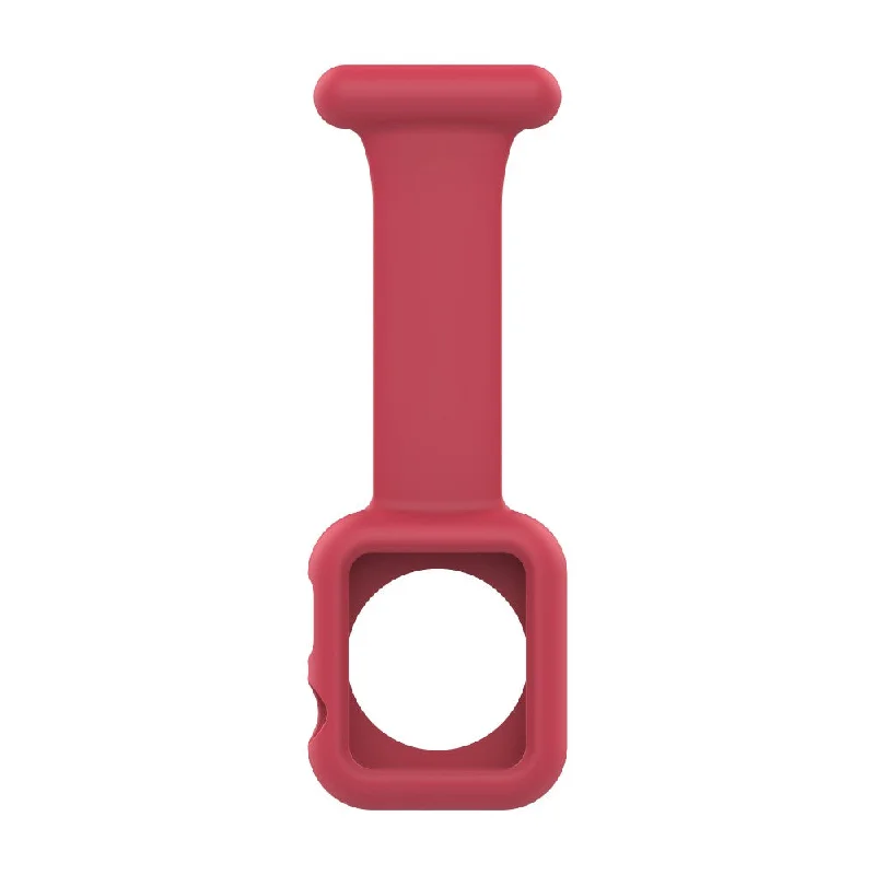 Apple Watch (41mm) simple silicone watch strap - Red