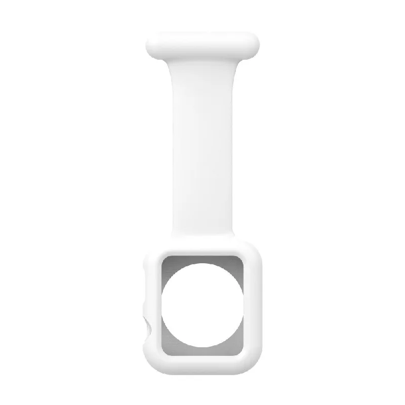 Apple Watch (41mm) simple silicone watch strap - White