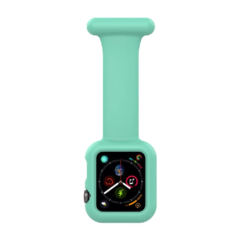 Apple Watch (45mm) silicone watch strap - Cyan